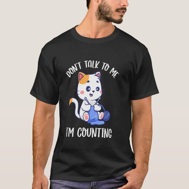 Camiseta No me hables, estoy contando. (Anverso)
