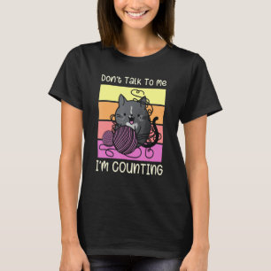 Camiseta No me Hables Estoy Contando - Manualidades Ganchil