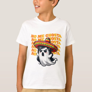 Camiseta No me hace ghosta graciosa mujer fantasma mexicana