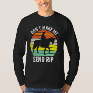 Camiseta No me hagas reír humor negro sarcástico y gracioso