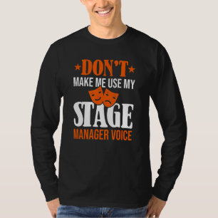Camiseta No me hagas usar mi música de voz de administrador