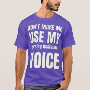 Camiseta No me hagas usar mi voz