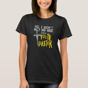 Camiseta No me hagas usar mi voz de pastor juvenil