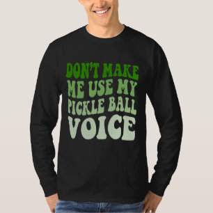 Camiseta No me hagas usar mi voz de pelletería