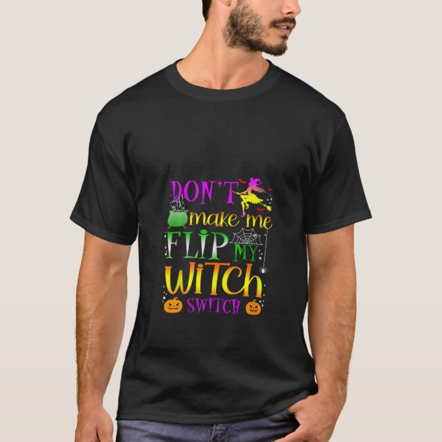 Camiseta No me hagas voltear mi cabeza de halloween (Anverso)