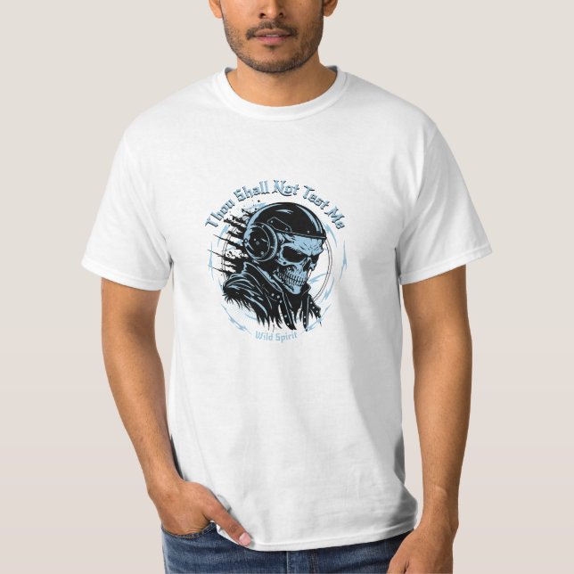 Camiseta No Me Hará Prueba La Cita Del Espíritu Salvaje (Anverso)