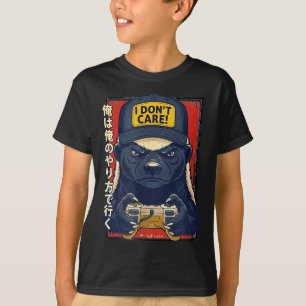 Camiseta No Me Importa - Diseño de Honey Badger Gamer
