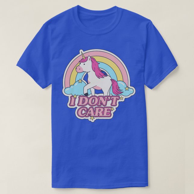 Camiseta No me importa el doble lado (Diseño del anverso)