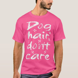 Camiseta No me importa el pelo de perro moreno