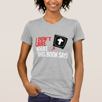 Camiseta No me importa lo que diga este libro