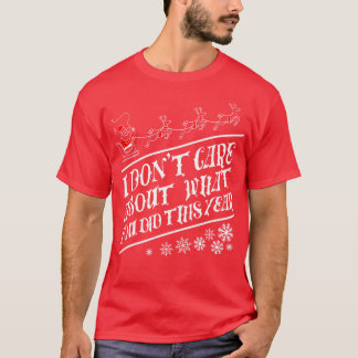 Camiseta No me importa lo que hiciste este año Black by