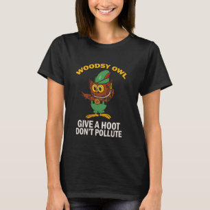 Camiseta No me importa, regala un ululato amante del búho d