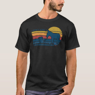 Camiseta No me importa un burro retro vintage diciendo 7
