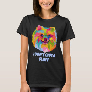 Camiseta No me importa un comino Pomerania broma animal Pom