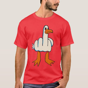 Camiseta No me importa un pato dedo medio ofensivo grosero