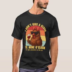 Camiseta No me importa una granja de gallinas sarcásticas