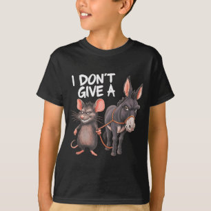 Camiseta No Me Importa Una Rata Ratón Burro Divertido Sarcá