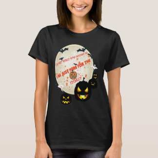 Camiseta no me importa vestirme, estoy aquí para