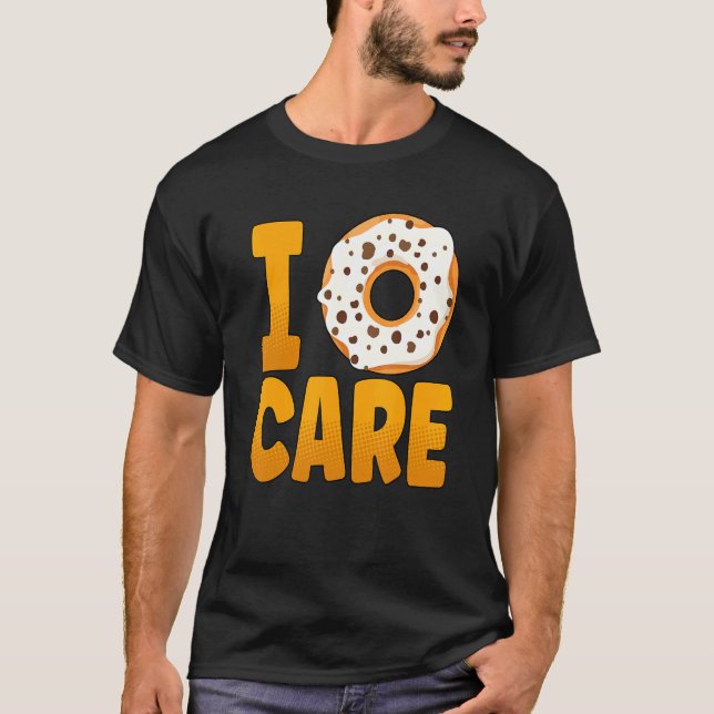Camiseta No me importan los donuts rociar (Anverso)