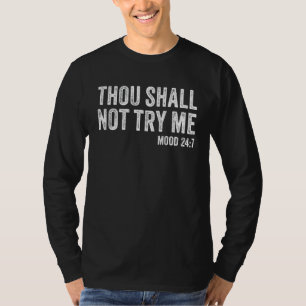 Camiseta No Me Intentará Mood 247 Cita Graciosa Vintage
