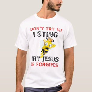 Camiseta No me intentes, intento a Jesús que perdona a la r