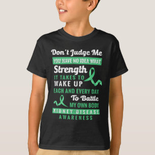 Camiseta No Me Juzgues Apoyo a la Conciencia de la Enfermed