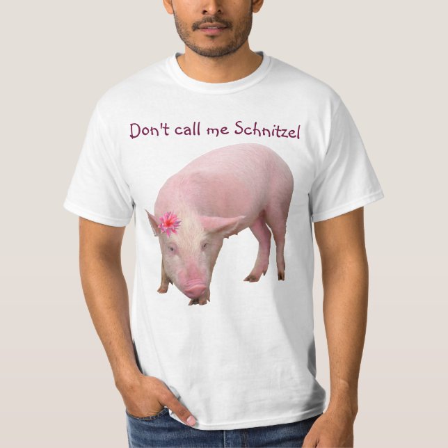 Camiseta No me llame Schnitzel (Anverso)