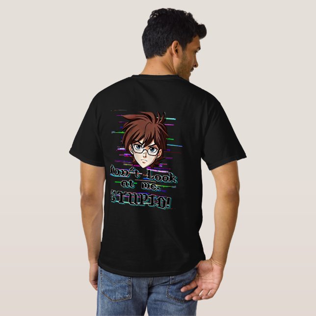 Camiseta No me mires, TONT@ (Reverso completo)