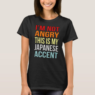 Camiseta No me molesta que este sea mi acento japonés