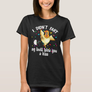 Camiseta No Me Molesté El Toro Te Golpeé Un Beso De Pollo V