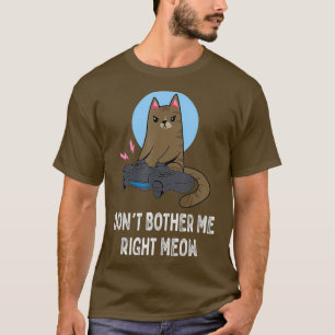 Camiseta No me molesten, justamente divertido videojugador