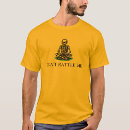 Camiseta No me molestes Bandera de Gadsden Parodia Esquelet