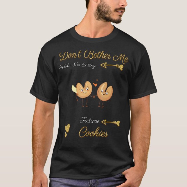 Camiseta No me molestes Estoy comiendo galletas (Anverso)