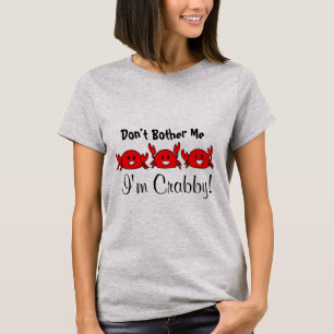 Camiseta ¡No me molestes, estoy gruñón! Feliz trío de cangr