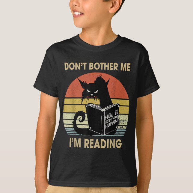 Camiseta No me molestes estoy leyendo libros de lectura de  (Anverso)