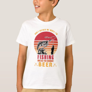 Camiseta No me molestes mientras estoy pescando-pescando-di