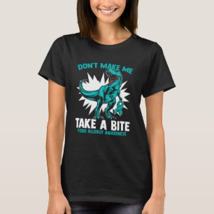Camiseta No me obligue a comer Comida picante Alergia a los