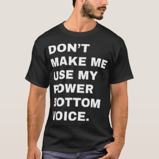 Camiseta No me obliguen a usar mi voz baja LGBT gay