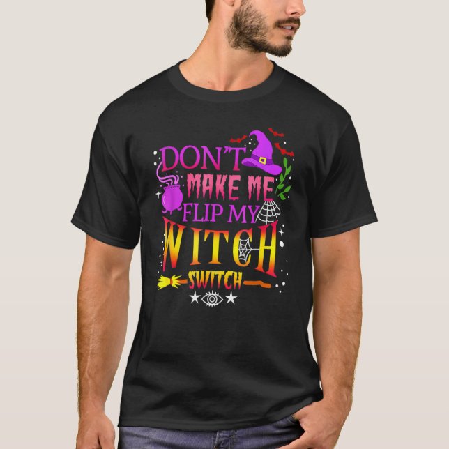 Camiseta No me obligues a voltear mi cabeza de halloween (Anverso)