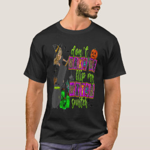 Camiseta No me obligues a voltear mi percha Halloween_8