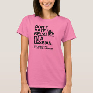 CAMISETA NO ME ODIEN PORQUE SOY LESBIANA