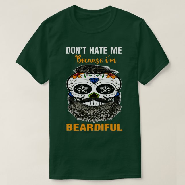 Camiseta no me odies porque soy beardiful Beard Lover 2022 (Diseño del anverso)