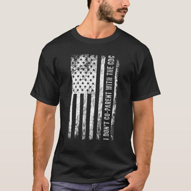Camiseta No me parezco a la Vinta de la Bandera Estadounide (Anverso)