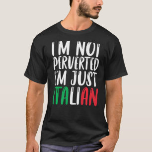 Camiseta No Me Pervertiré Sólo El Color Italiano De La Band