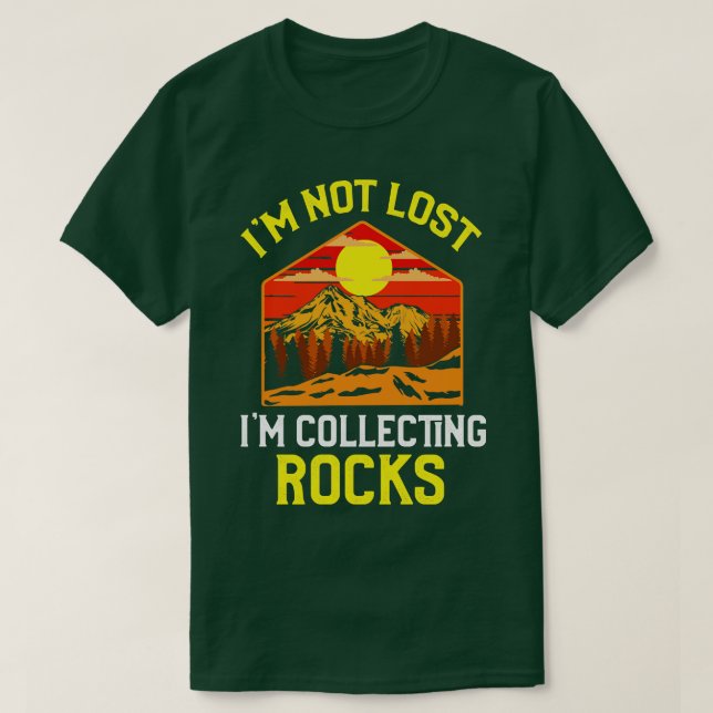Camiseta No Me Pierdo Colocando Rocas (Diseño del anverso)