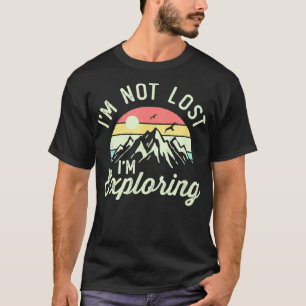Camiseta No Me Pierdo Explorando Camping Hike Vintage Suns