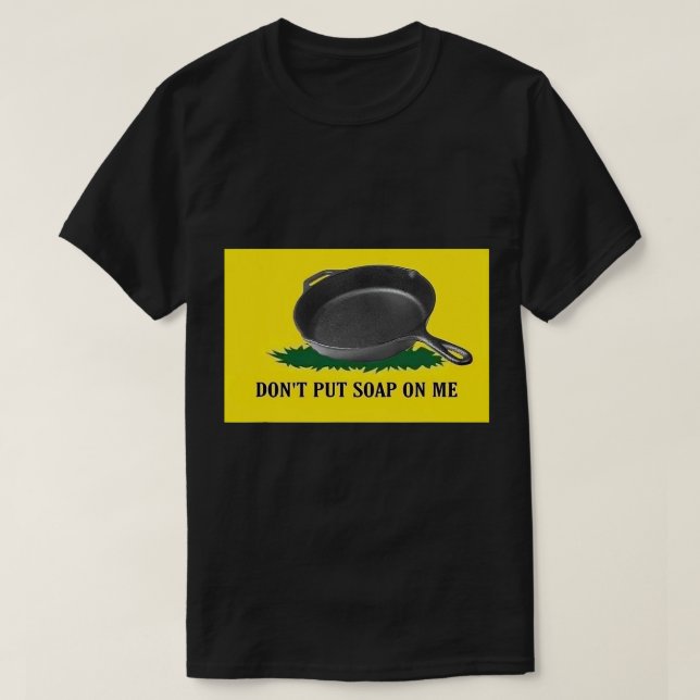 Camiseta No me pongas jabón (Diseño del anverso)