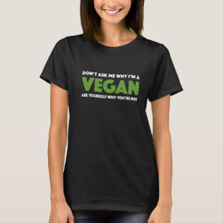 Camiseta No me pregunte porqué soy un vegano - fundamentos