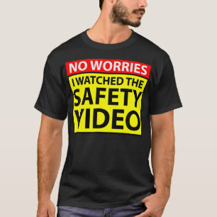 Camiseta No Me Preocupa Ver El Trabajo Funny Del Video De S