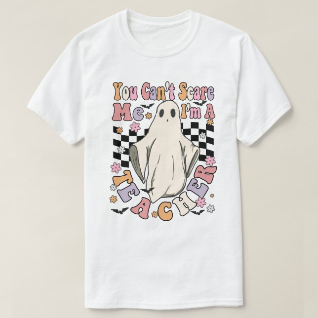 Camiseta no me puedes intimidar, soy profesor (Diseño del anverso)